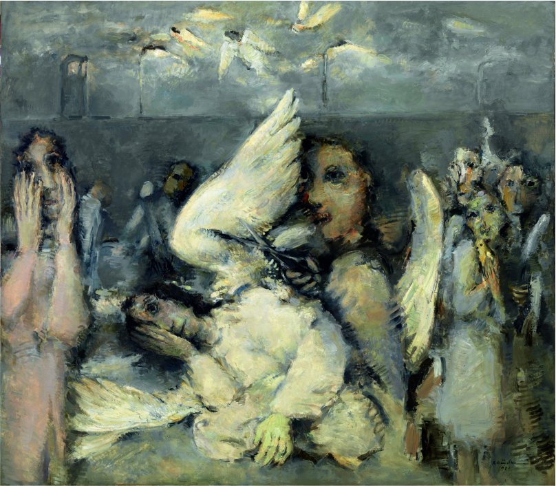 Rolf Händler, Beschneidung der Engel, 1987-1990